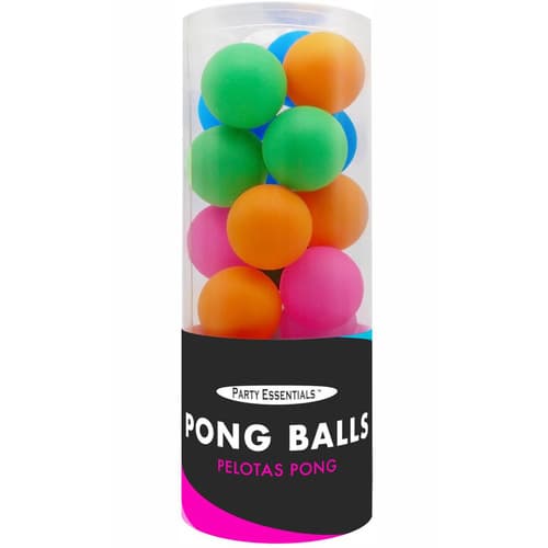 Neon Glow Beer Pong Balls  24 Pack