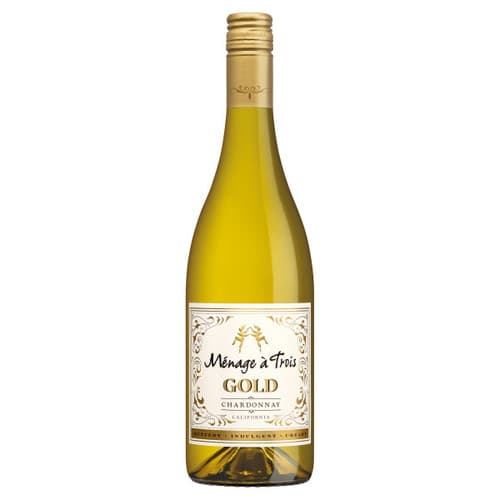Menage A Trois Gold Chardonnay Wine 750ml Bottle