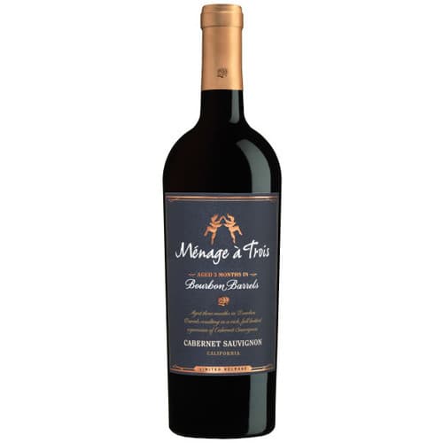 Menage A Trois Bourbon Barrel Cabernet Sauvignon 750ml Bottle