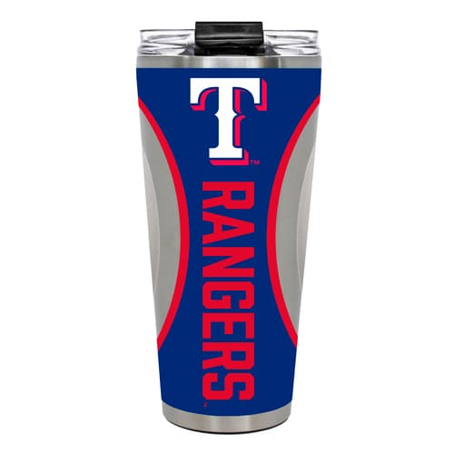 Rangers 3d Textured Game Ball Doublewall Vacuum Tumbler