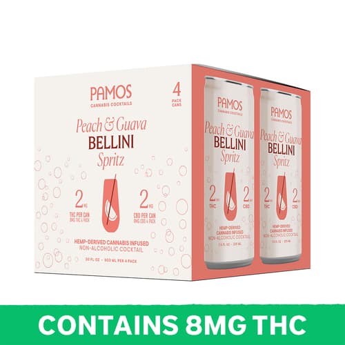 Pamos Spritz Bellini 2mg Delta 9 • 4pk Can