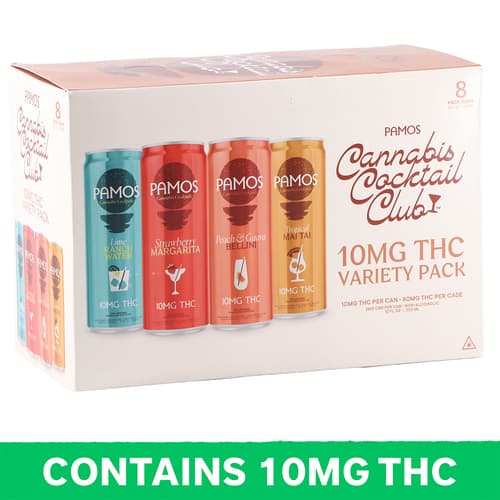 Pamos Spritz Variety Pack 10mg Delta 9 • 8pk Can