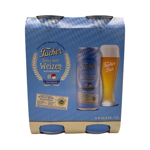 Tucher Hefeweizen • 4pk 16.9oz Can