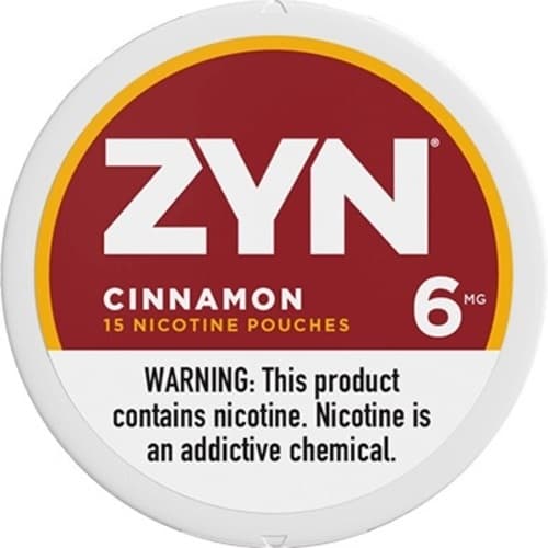 Zyn Nicotine Pouches Cinnamon 6mg • Can
