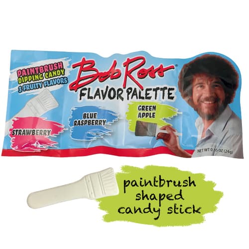Bob Ross Flavor Palette Paintbrush Dipping Candy