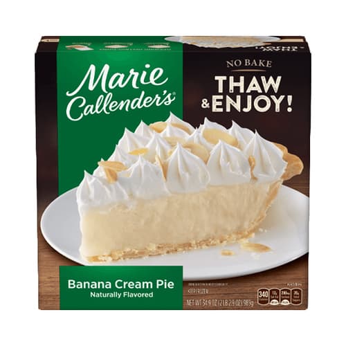 Marie Callender's Banana Cream Pie  Frozen Dessert
