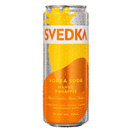 Svedka Vodka + Soda • Mango Pineapple 4pk-355ml