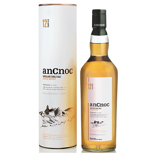 Ancnoc Highland Single Malt Scotch Whisky • 12yr