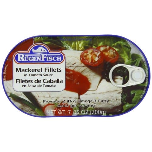 Rugenfisch Mackerel Fillets • Tomato Sauce