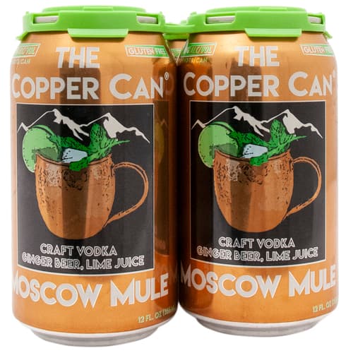 The Copper Can Moscow Mule 4pk-12oz