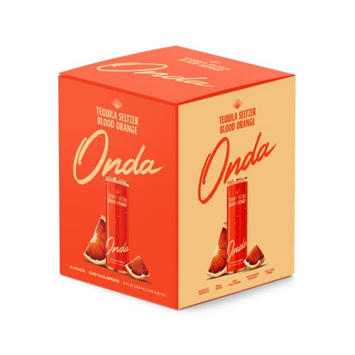 Onda Cocktails • Sparkling Blood Orange 4pk-12oz