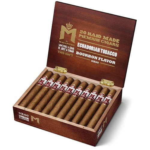 Cigar Macanudo "m" Bourbon Robusto Box Of Twenty