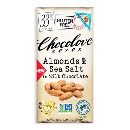 Chocolove Bar • Milk With Almonds and Sea Salt