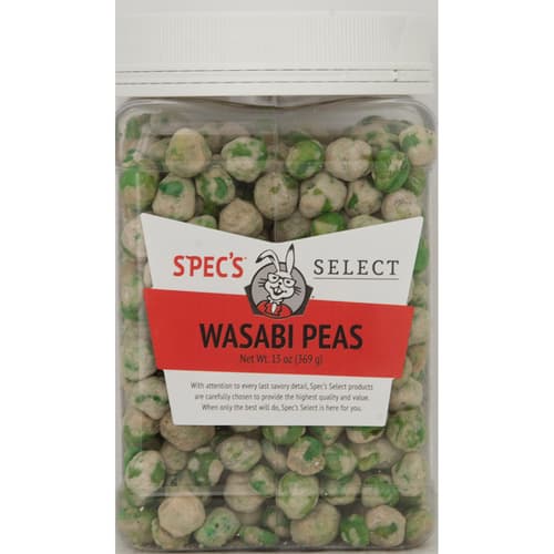 Spec's Select Snacks • Wasabi Peas
