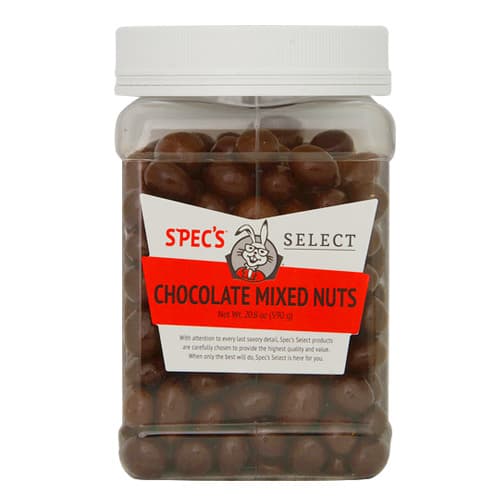 Spec's Select Snacks • Chocolate Mixed Nuts