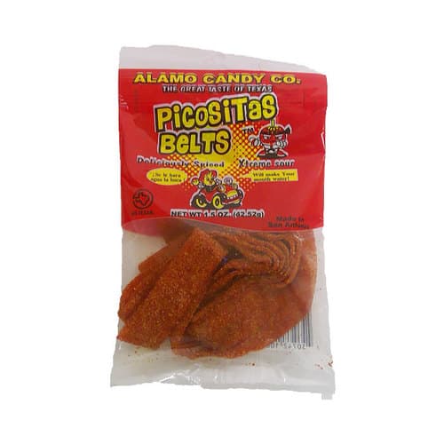Alamo Candy Pocositas Belts • Sour Strawberry W Chili