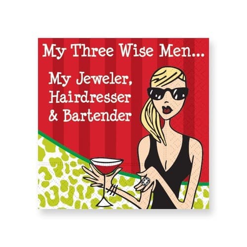 Design Design Holiday Napkins • Jeweler and Bartender