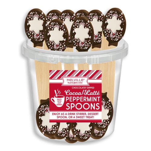 Holiday • Melville Spoon Peppermint Chocolate With Mallow Star