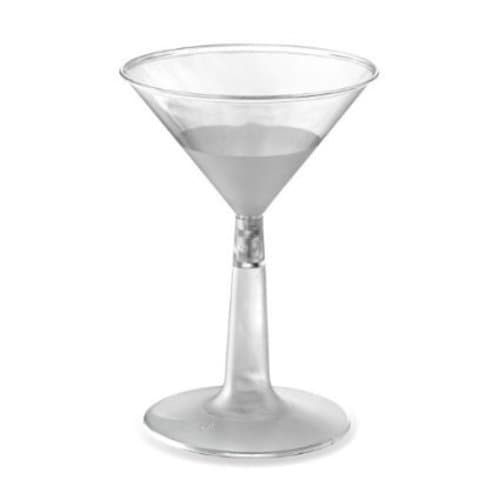 Emi Yoshi Martini Glass Clear Base 2 Piece