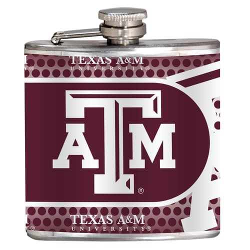 Gap Metallic Wrap Flask • Texas A & M