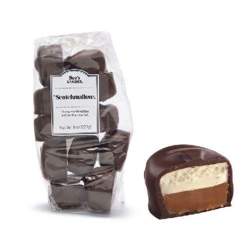 See's Candies • Dark Chocolate Scotchmallow