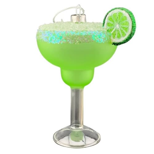 Holiday Hand-blown Glass Ornament • Margarita With Lime