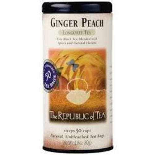 The Republic Of Tea Ginger Peach Tea Bags