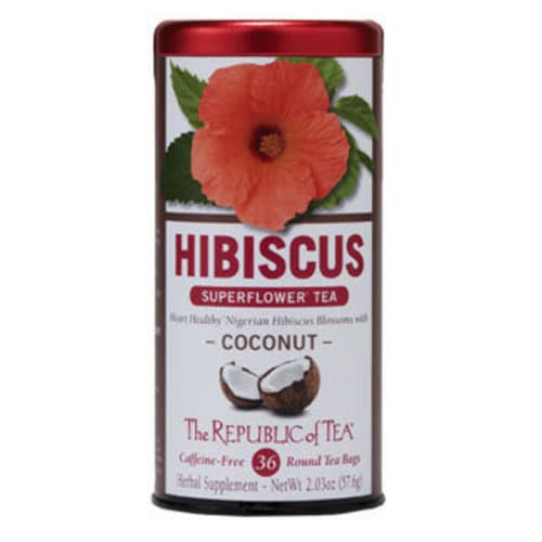 The Republic Of Tea Hibiscus Coconut Tea Bags