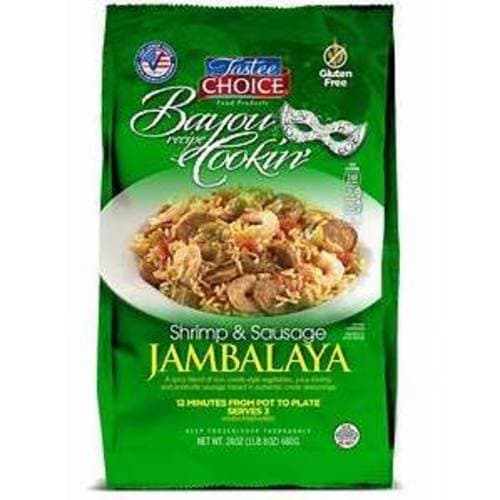 Tastee Choice Frozen Shrimp & Sausage Jambalaya Entree