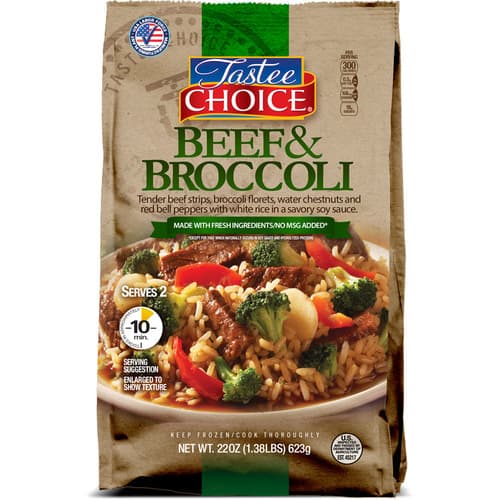 Tastee Choice Beef and Broccoli