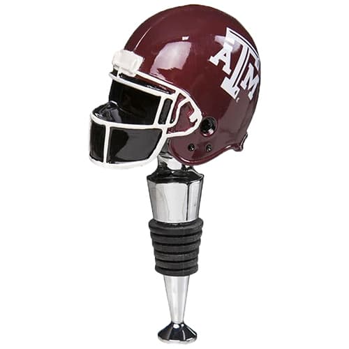 Bottle Stopper • Texas A&m Helmet