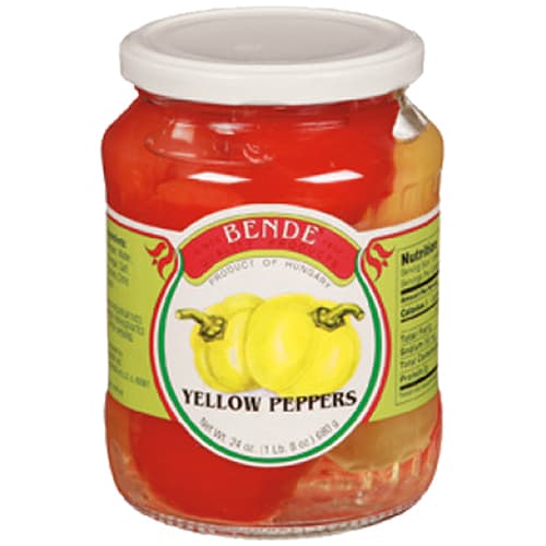 Bende Hungarian Pepper In Jar • Yellow