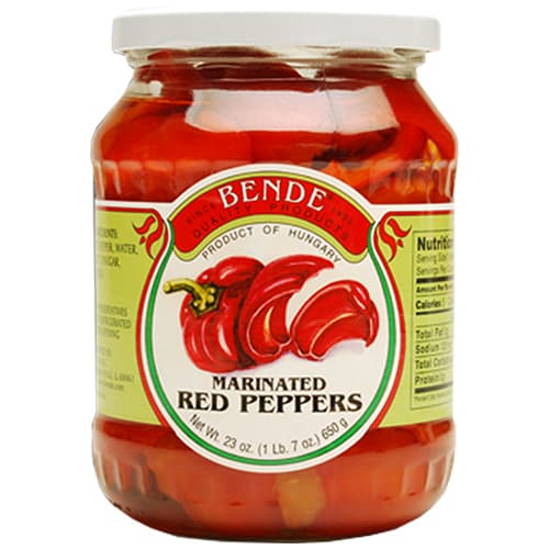 Bende Hungarian Peppers In Jar • Red