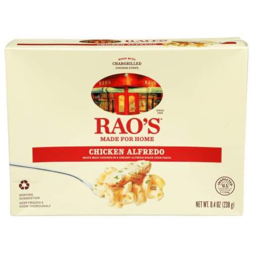 Raos Frozen Entree • Chicken Alfredo Single Serve