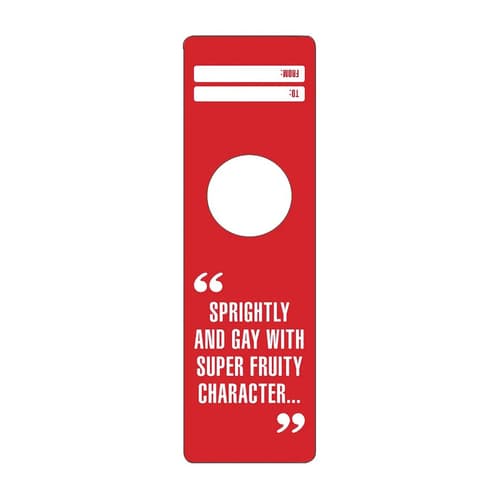 Bottle Gifttag • Sprightly and Gay With...