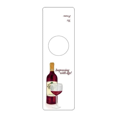 Bottle Gifttag • Improving With Age!