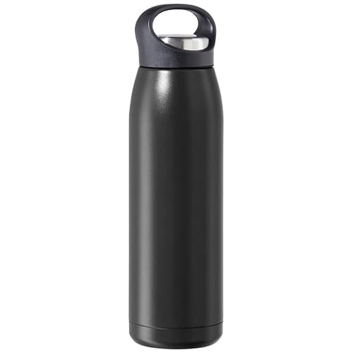 Oggi Freestyle Vacuum Insulated Double Wall Sport Bottle With Carry Lid  Black