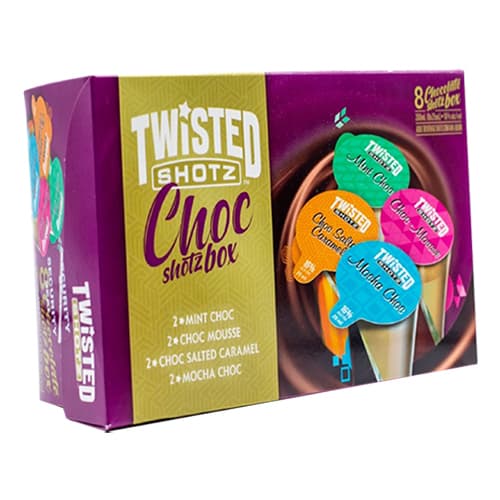 Twisted Shotz • Chocolate Shotz Box 8pk-25ml