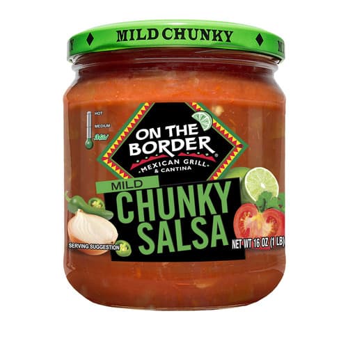 On The Border Salsa • Mild Chunky