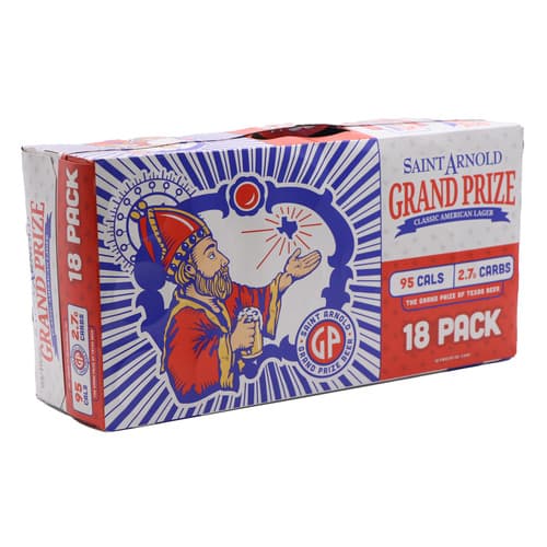 Saint Arnold Grand Prize Classic American Lager 18pk