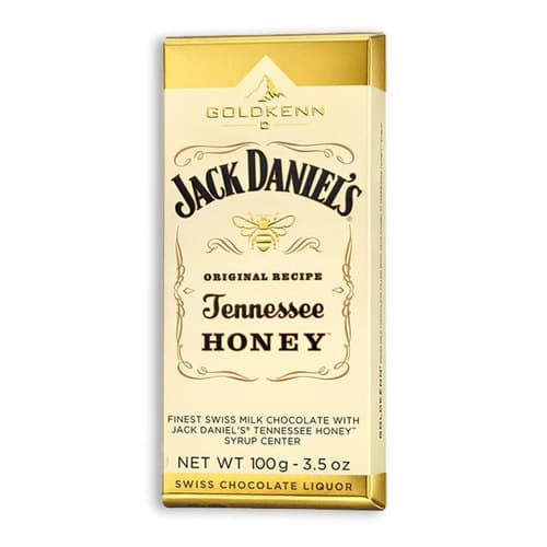 Goldken Jack Daniels Liqueur Honey Milk Chocolate Candy Bar