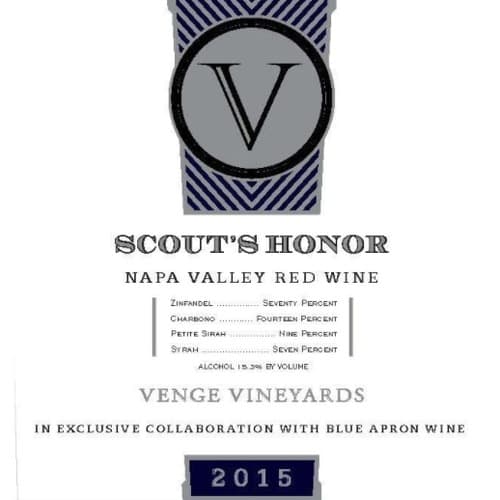 Venge Vineyards Scout's Honor Zinfandel