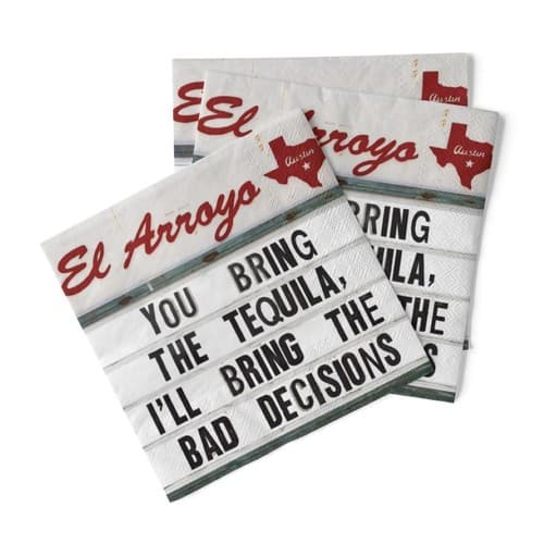 El Arroyo Cocktail Napkin • Bad Decisions