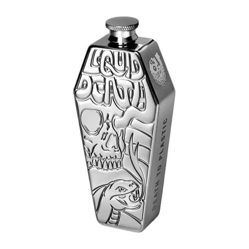 Liquid Death Flasket • Ss Flask With Funnel