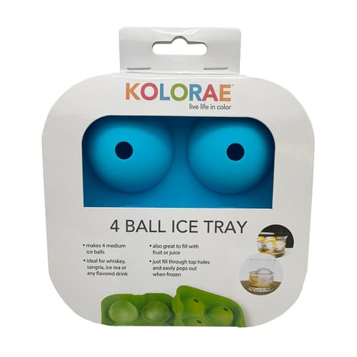 Blueoco Ice Mold • 4 Spheres Blue 1.75" Diameter