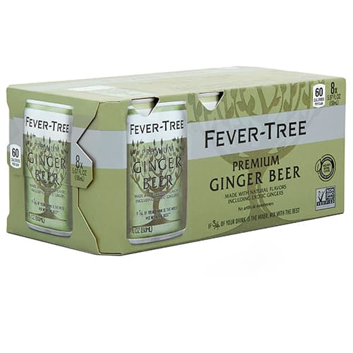 Fever Tree Premium Ginger Beer 8 Pk