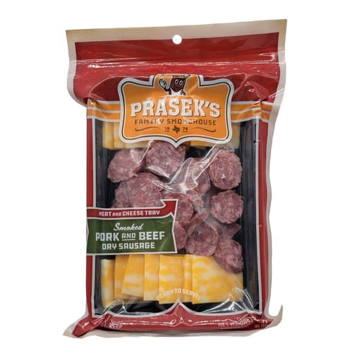 Prasek's Dry Sausage & Cheese Tray