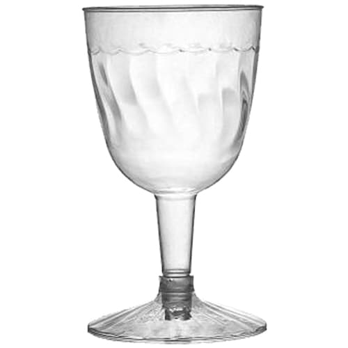 Fineline • Wine Goblet 5oz Plastic 2 Pc