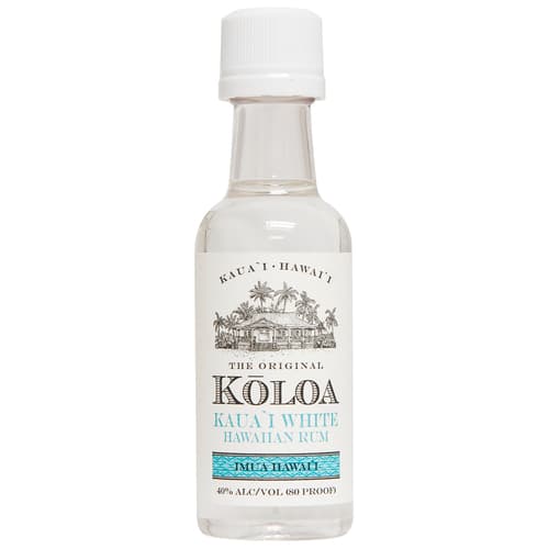 Koloa Hawaiian Rum • White 50ml (Each)