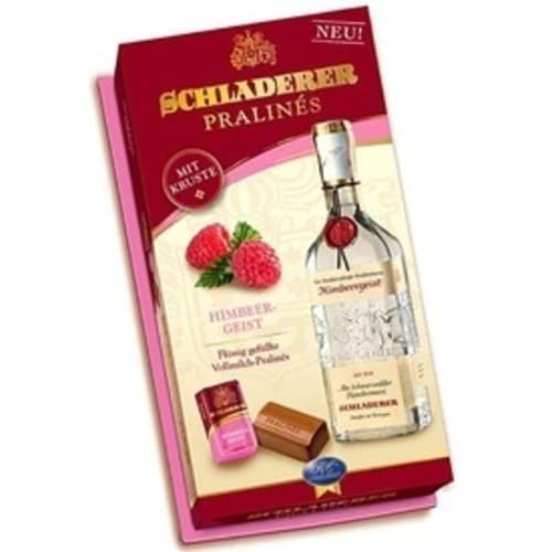Schladerer Pralines • Raspberry Brandy In Milk Choc